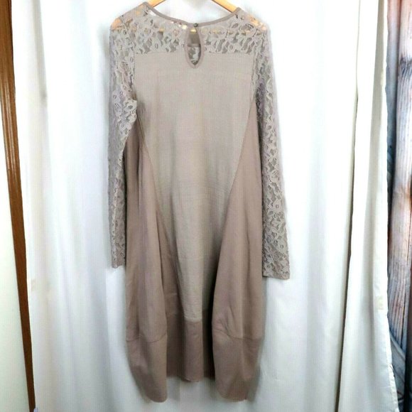Sundance Catalog Womens New Knit Soft Dress Sweater Dress Sz L Large - Picture 3 of 3